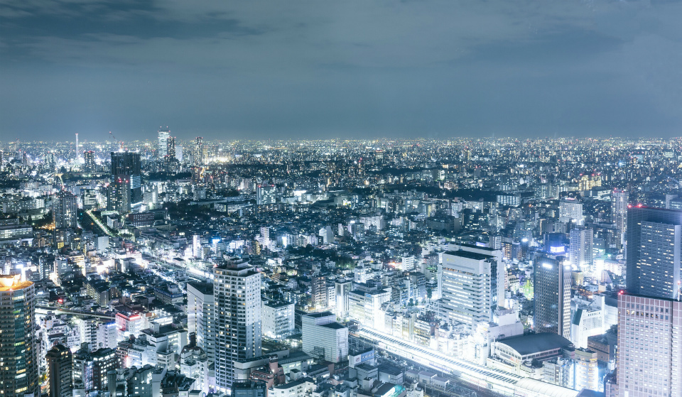 東京ビル夜景